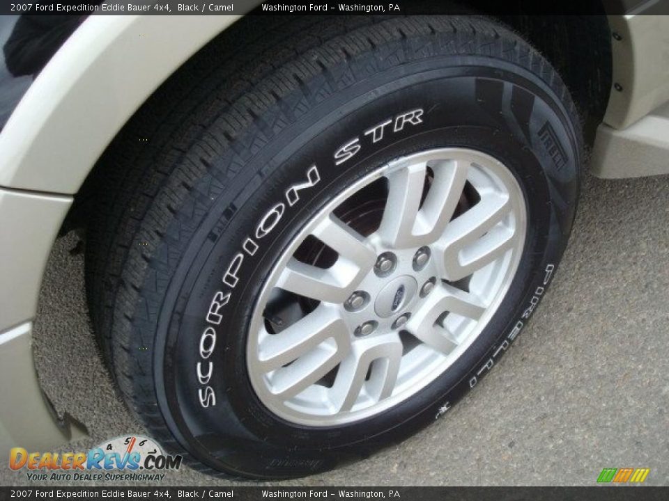 2007 Ford Expedition Eddie Bauer 4x4 Black / Camel Photo #12