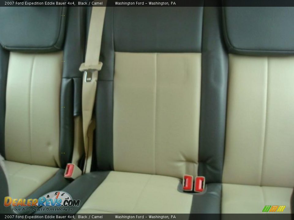 2007 Ford Expedition Eddie Bauer 4x4 Black / Camel Photo #14