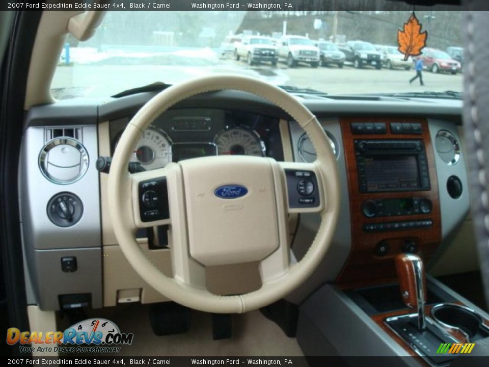 2007 Ford Expedition Eddie Bauer 4x4 Black / Camel Photo #15
