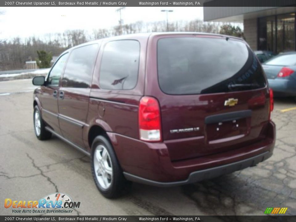 2007 Chevrolet Uplander LS Bordeaux Red Metallic / Medium Gray Photo #2