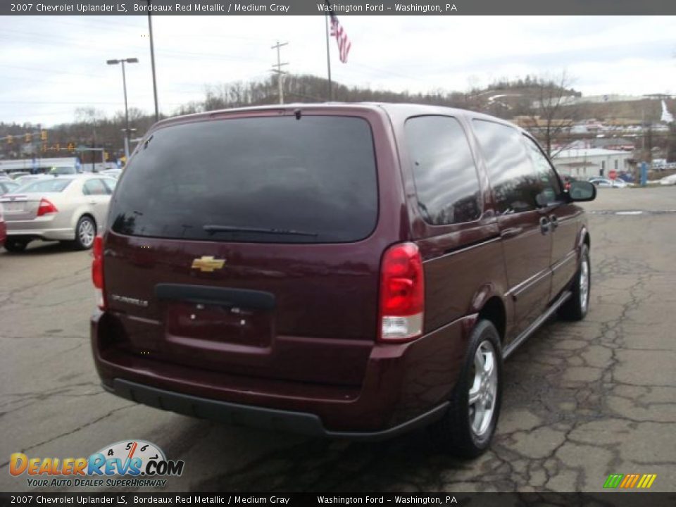 2007 Chevrolet Uplander LS Bordeaux Red Metallic / Medium Gray Photo #4