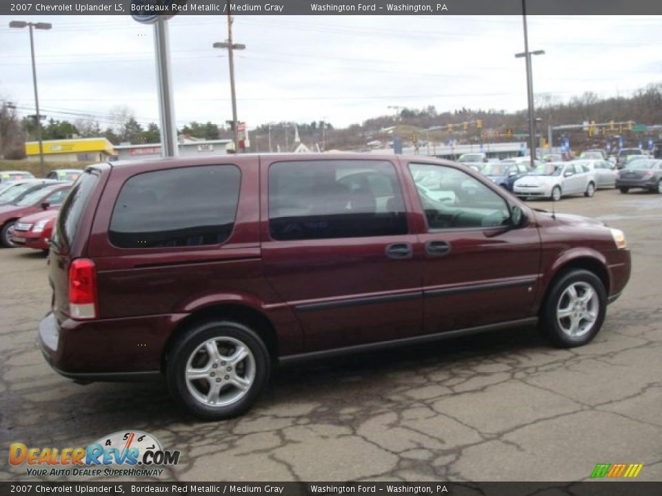 2007 Chevrolet Uplander LS Bordeaux Red Metallic / Medium Gray Photo #5