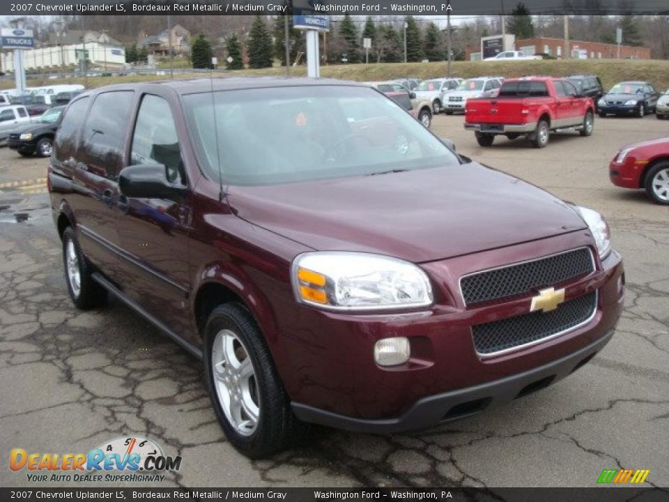 2007 Chevrolet Uplander LS Bordeaux Red Metallic / Medium Gray Photo #6