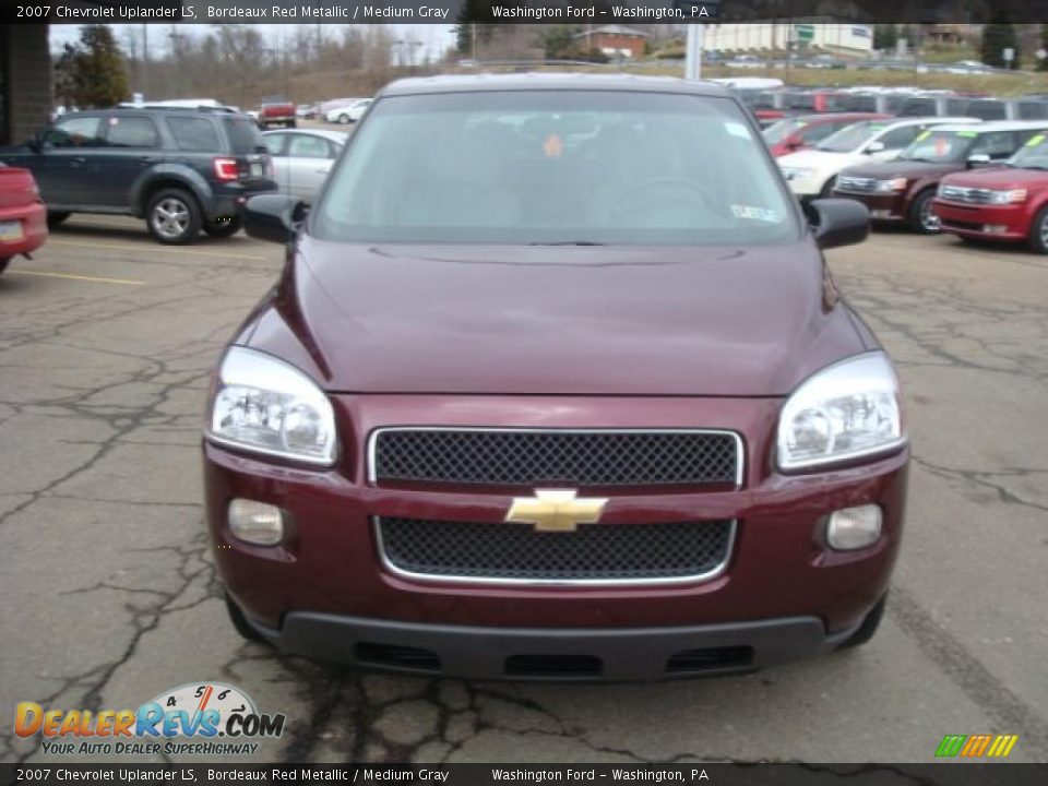 2007 Chevrolet Uplander LS Bordeaux Red Metallic / Medium Gray Photo #10