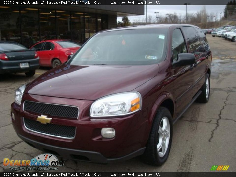 2007 Chevrolet Uplander LS Bordeaux Red Metallic / Medium Gray Photo #11