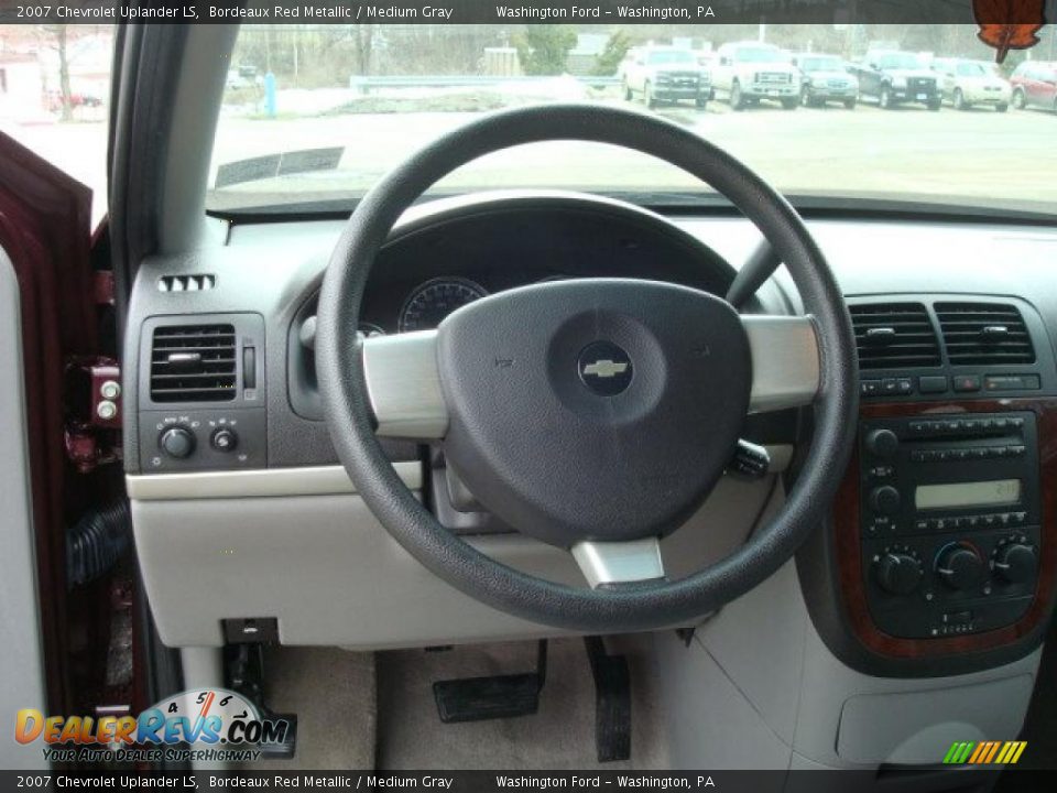 2007 Chevrolet Uplander LS Bordeaux Red Metallic / Medium Gray Photo #14