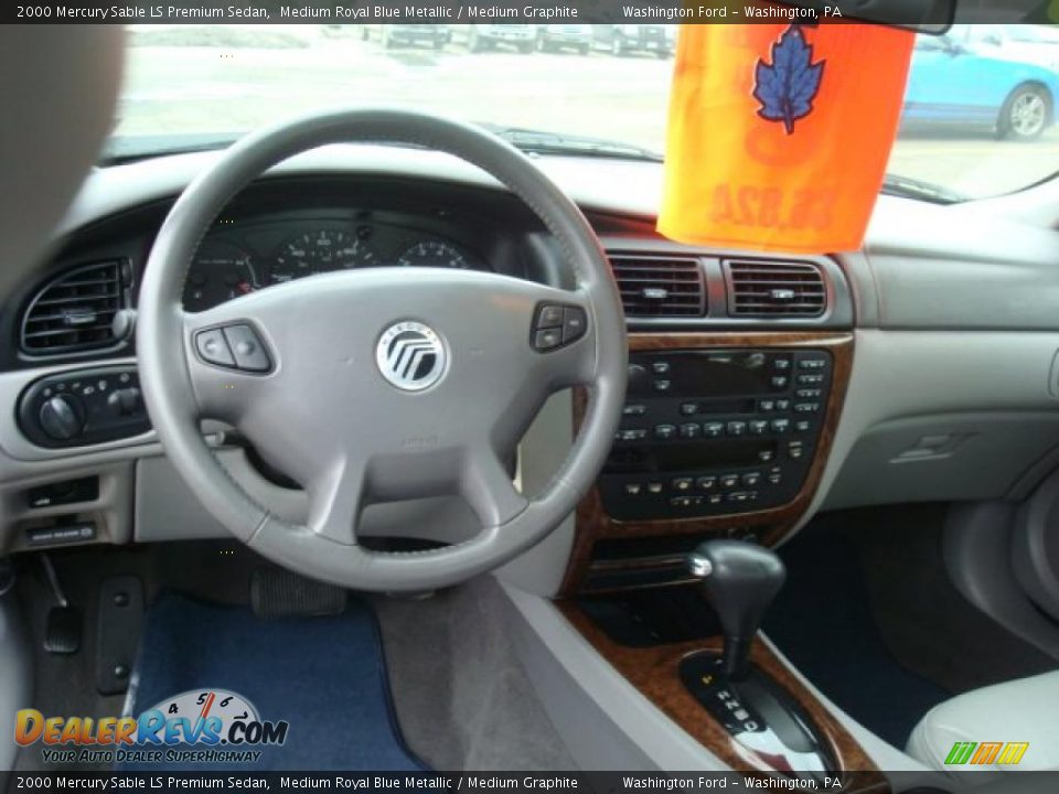 2000 Mercury Sable LS Premium Sedan Medium Royal Blue Metallic / Medium Graphite Photo #14
