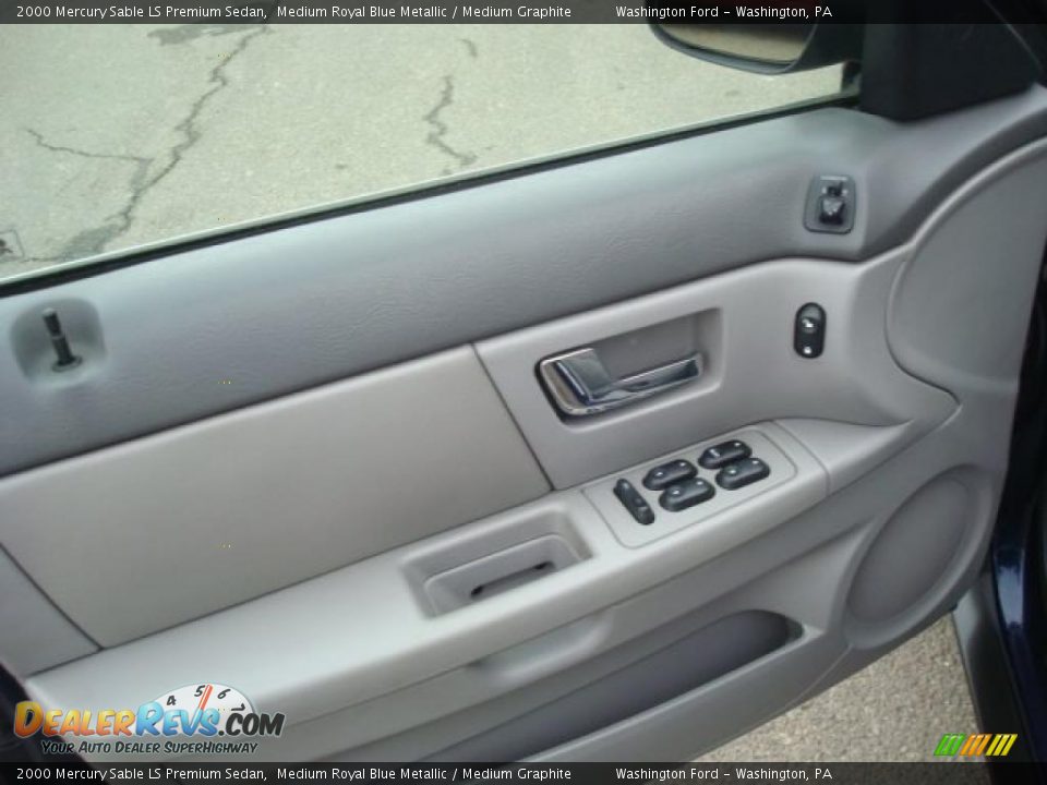 2000 Mercury Sable LS Premium Sedan Medium Royal Blue Metallic / Medium Graphite Photo #16