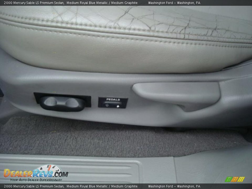 2000 Mercury Sable LS Premium Sedan Medium Royal Blue Metallic / Medium Graphite Photo #17