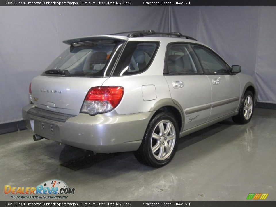 2005 Subaru Impreza Outback Sport Wagon Platinum Silver Metallic / Black Photo #3
