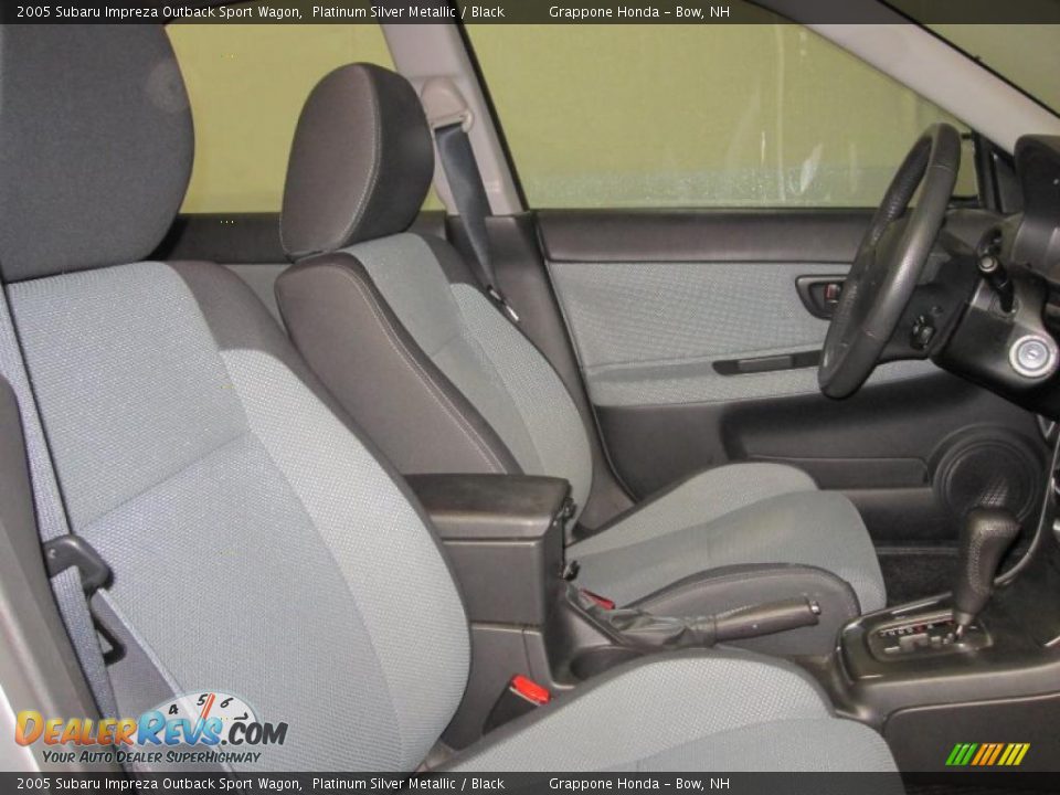 2005 Subaru Impreza Outback Sport Wagon Platinum Silver Metallic / Black Photo #8