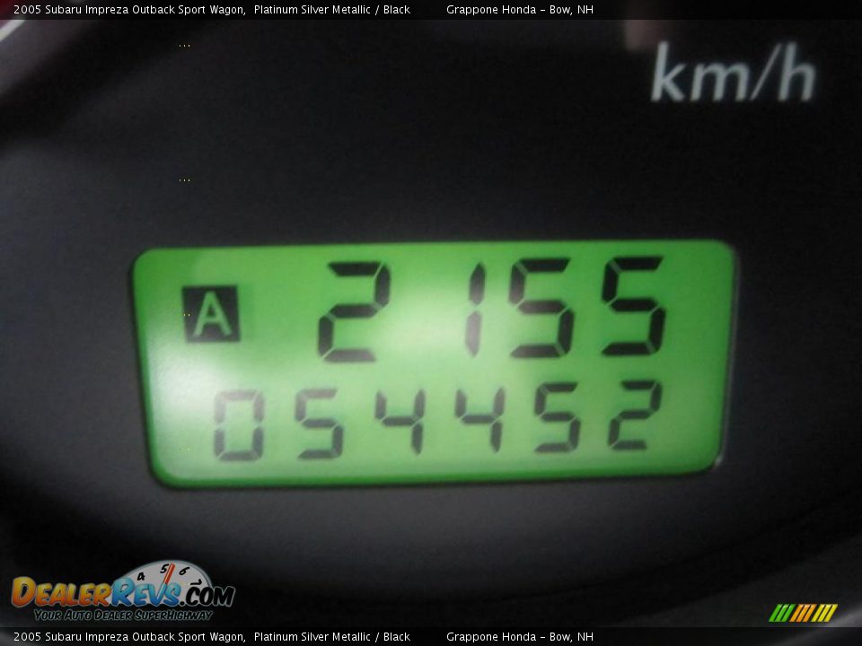 2005 Subaru Impreza Outback Sport Wagon Platinum Silver Metallic / Black Photo #12