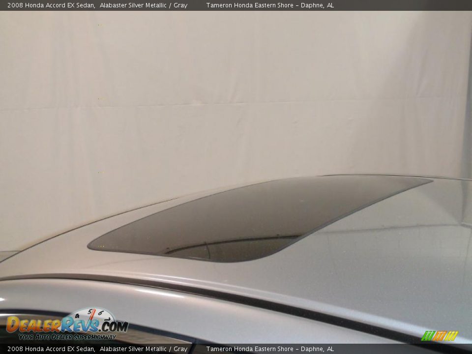 2008 Honda Accord EX Sedan Alabaster Silver Metallic / Gray Photo #14