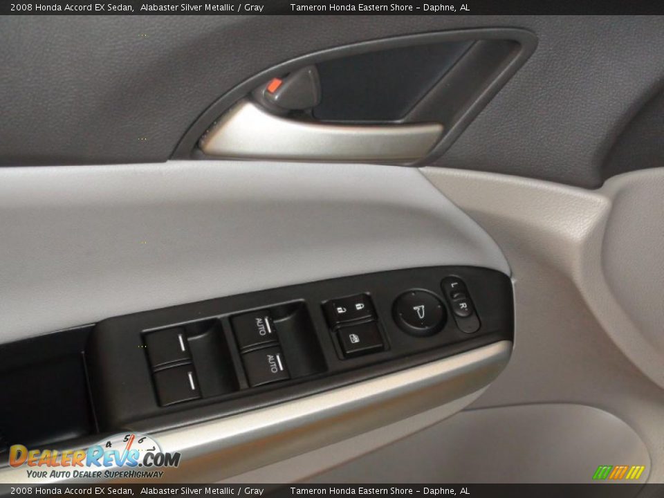 2008 Honda Accord EX Sedan Alabaster Silver Metallic / Gray Photo #20