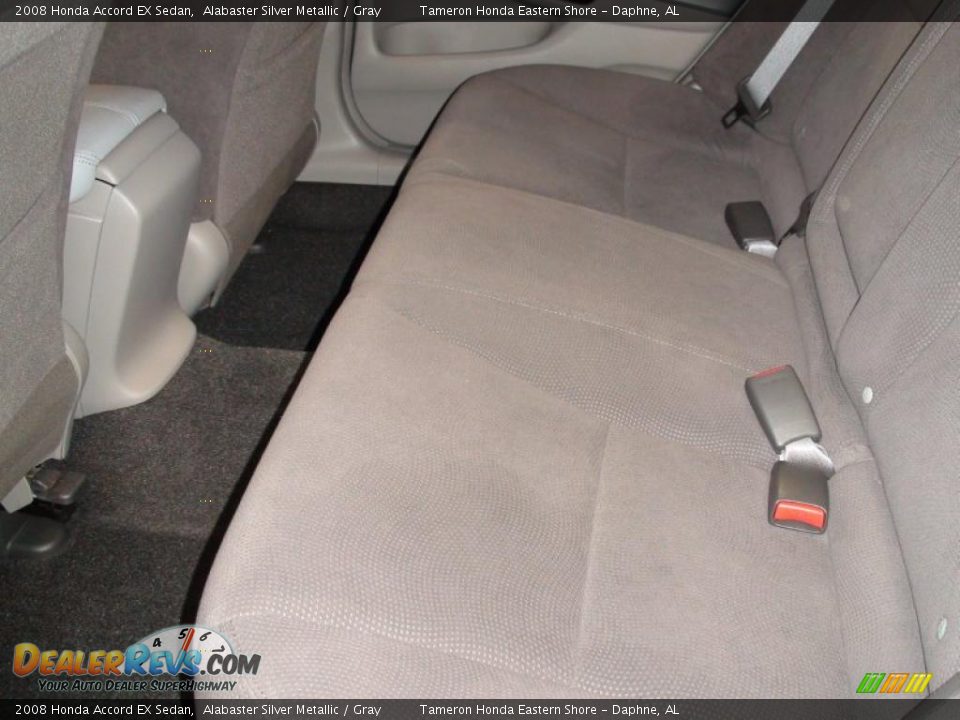 2008 Honda Accord EX Sedan Alabaster Silver Metallic / Gray Photo #25