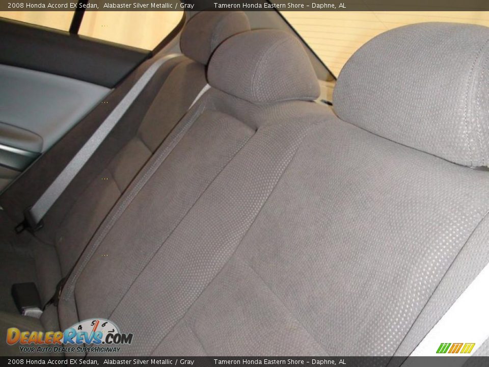 2008 Honda Accord EX Sedan Alabaster Silver Metallic / Gray Photo #26