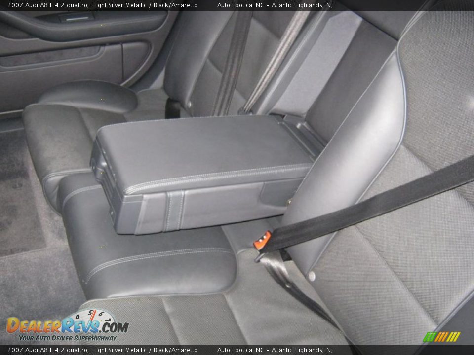 2007 Audi A8 L 4.2 quattro Light Silver Metallic / Black/Amaretto Photo #6