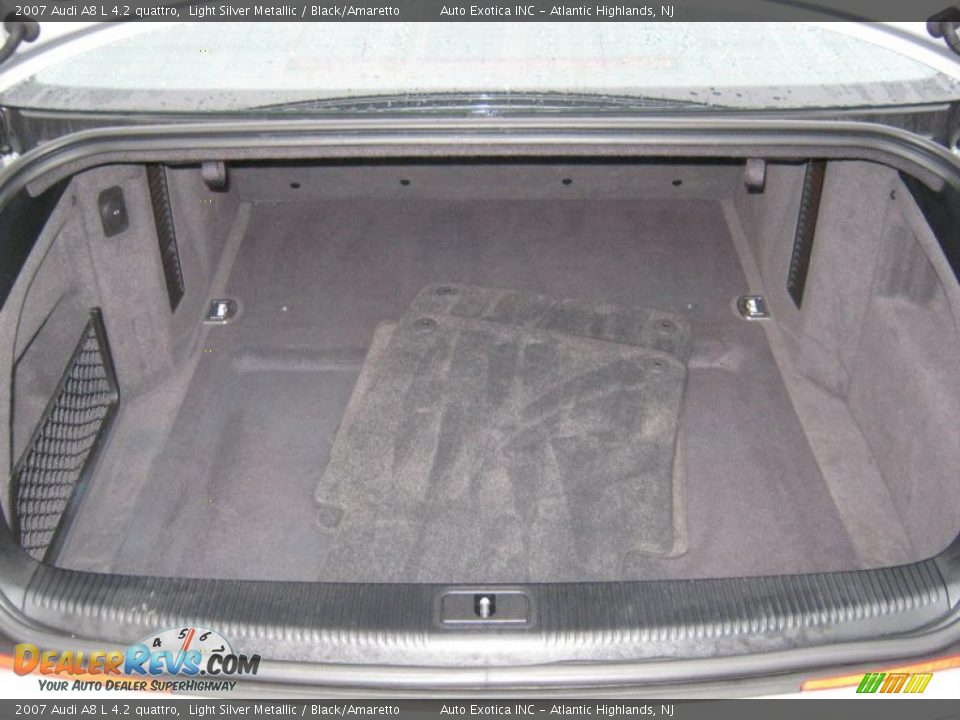 2007 Audi A8 L 4.2 quattro Light Silver Metallic / Black/Amaretto Photo #8