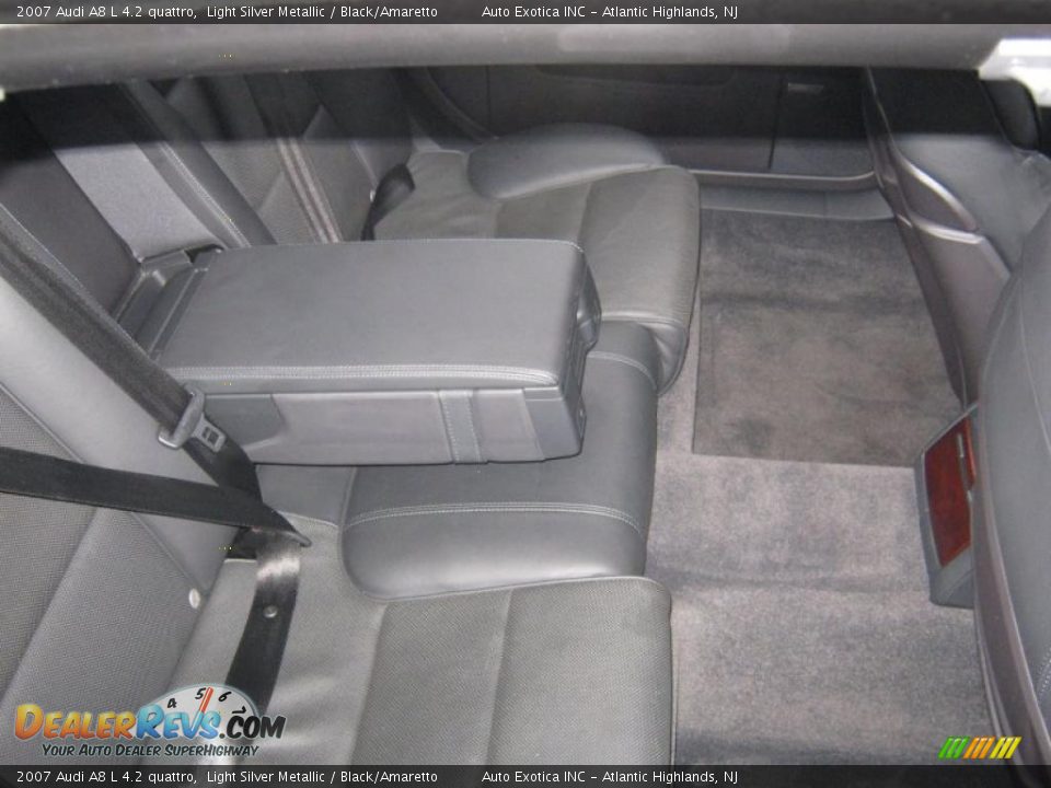 2007 Audi A8 L 4.2 quattro Light Silver Metallic / Black/Amaretto Photo #15