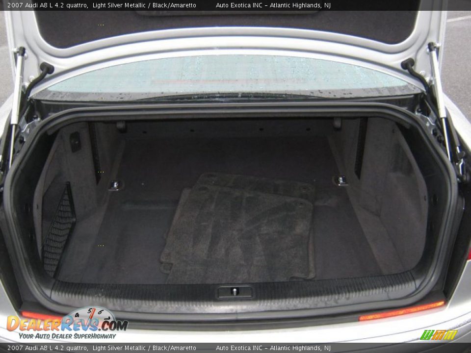 2007 Audi A8 L 4.2 quattro Light Silver Metallic / Black/Amaretto Photo #16