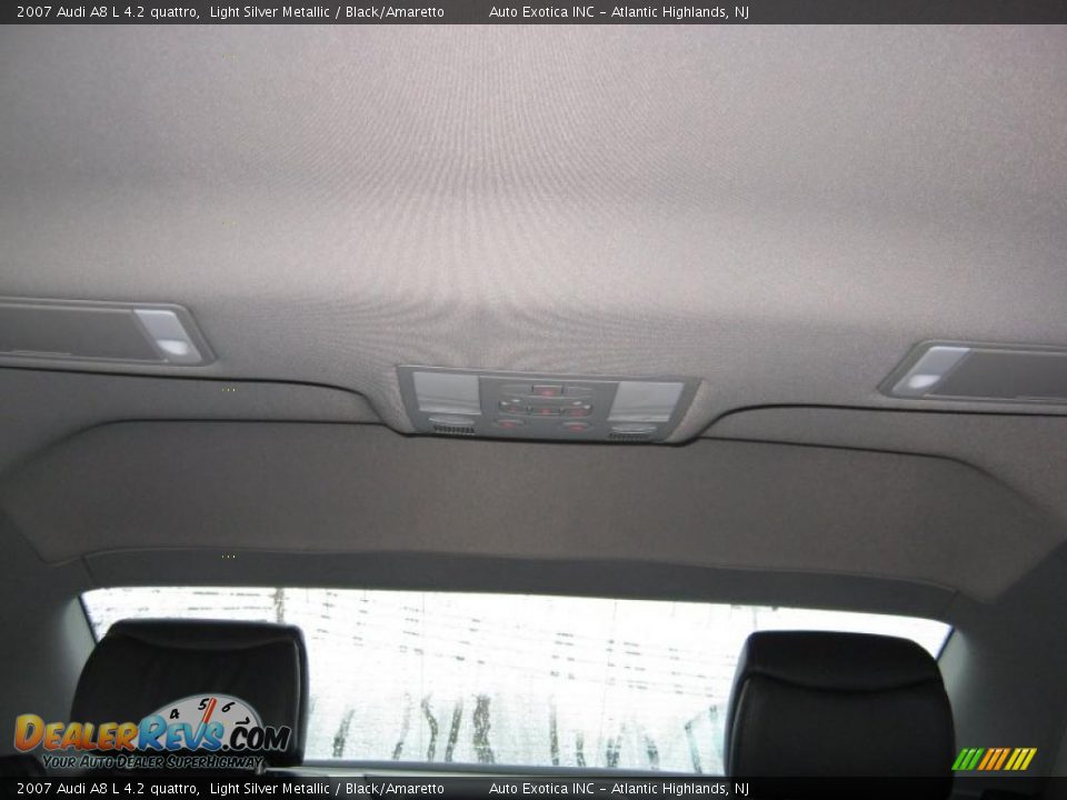 2007 Audi A8 L 4.2 quattro Light Silver Metallic / Black/Amaretto Photo #18
