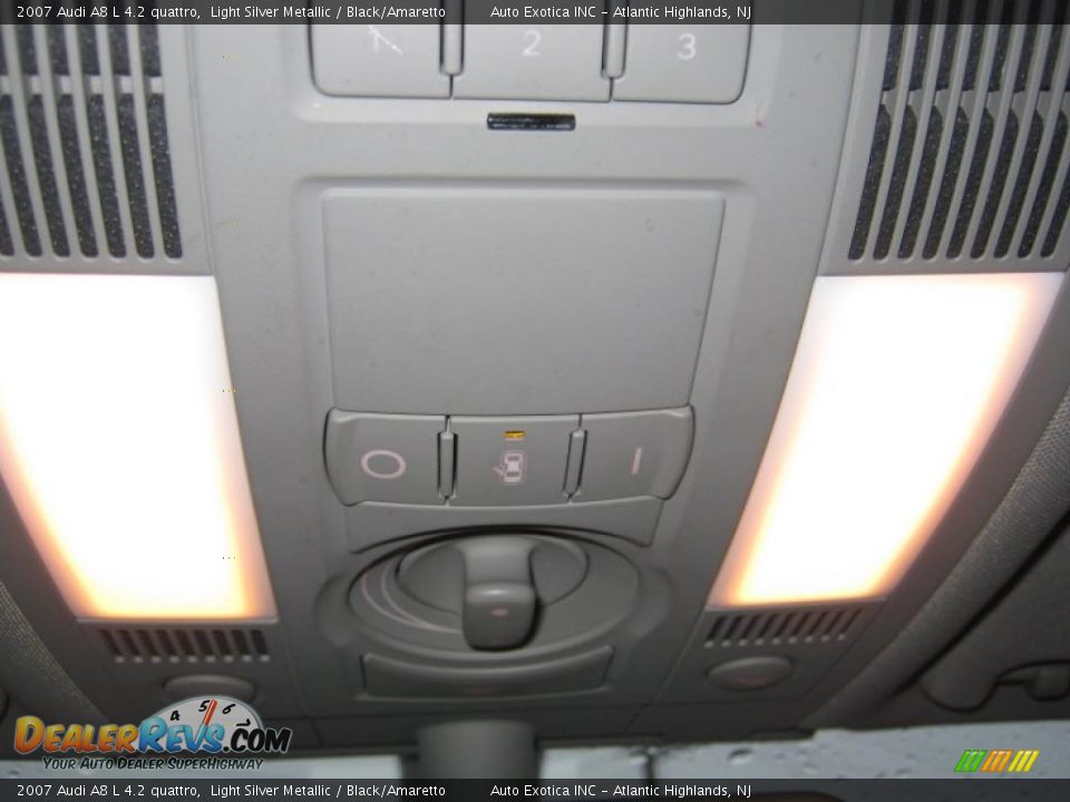 2007 Audi A8 L 4.2 quattro Light Silver Metallic / Black/Amaretto Photo #21