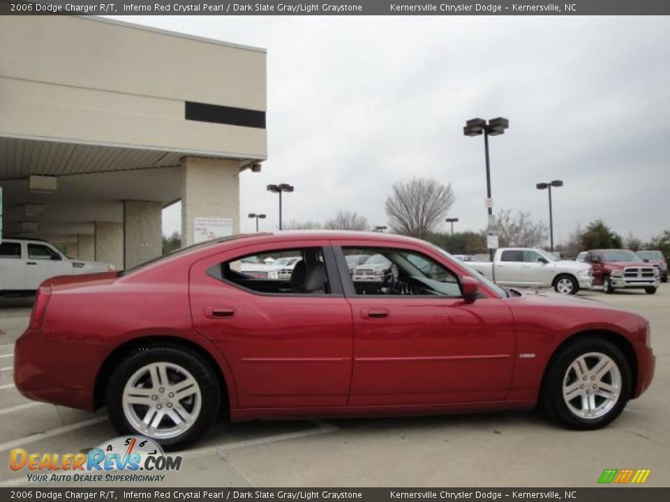 2006 Dodge Charger R/T Inferno Red Crystal Pearl / Dark Slate Gray/Light Graystone Photo #2