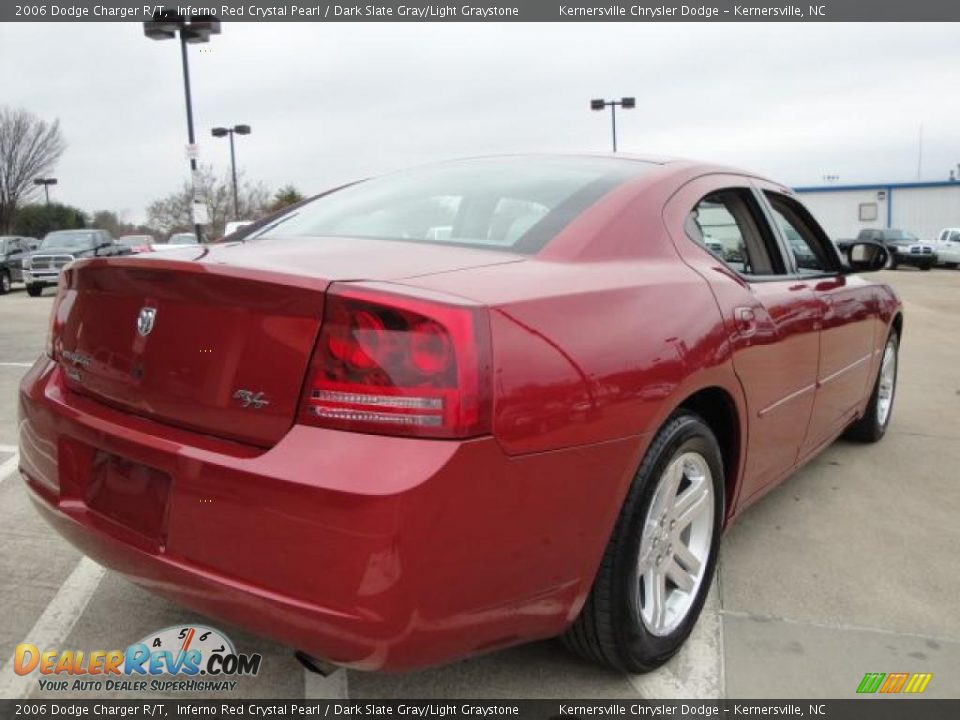 2006 Dodge Charger R/T Inferno Red Crystal Pearl / Dark Slate Gray/Light Graystone Photo #3