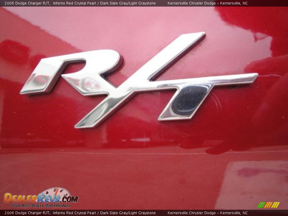 2006 Dodge Charger R/T Inferno Red Crystal Pearl / Dark Slate Gray/Light Graystone Photo #10
