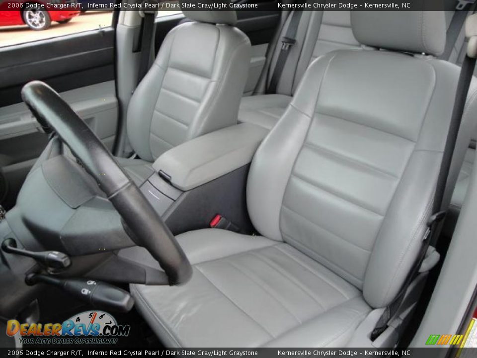 2006 Dodge Charger R/T Inferno Red Crystal Pearl / Dark Slate Gray/Light Graystone Photo #11