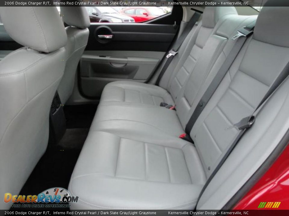 2006 Dodge Charger R/T Inferno Red Crystal Pearl / Dark Slate Gray/Light Graystone Photo #13