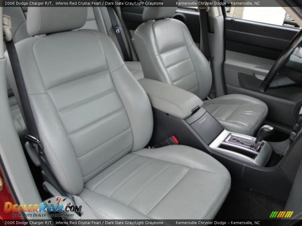 2006 Dodge Charger R/T Inferno Red Crystal Pearl / Dark Slate Gray/Light Graystone Photo #16