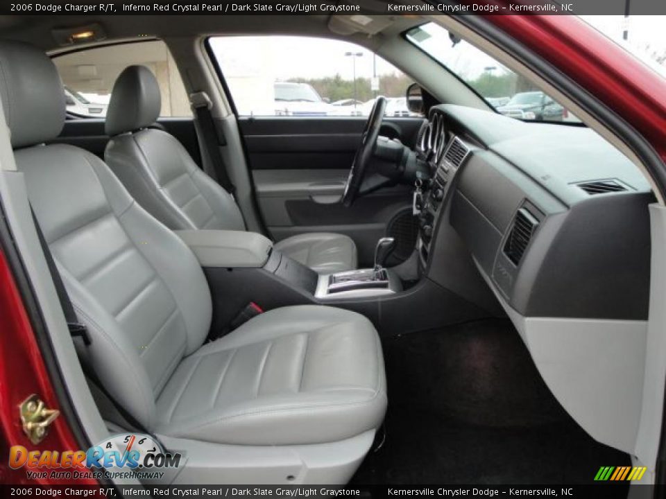 2006 Dodge Charger R/T Inferno Red Crystal Pearl / Dark Slate Gray/Light Graystone Photo #17