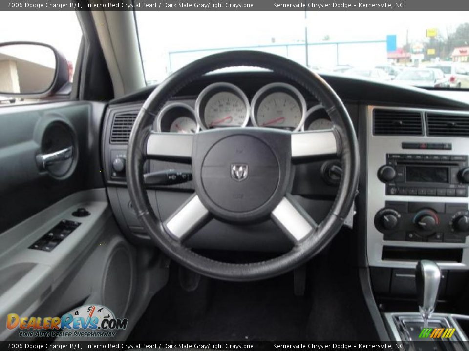 2006 Dodge Charger R/T Inferno Red Crystal Pearl / Dark Slate Gray/Light Graystone Photo #20