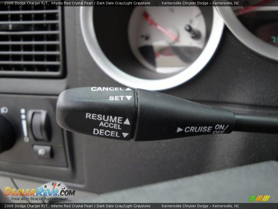2006 Dodge Charger R/T Inferno Red Crystal Pearl / Dark Slate Gray/Light Graystone Photo #21
