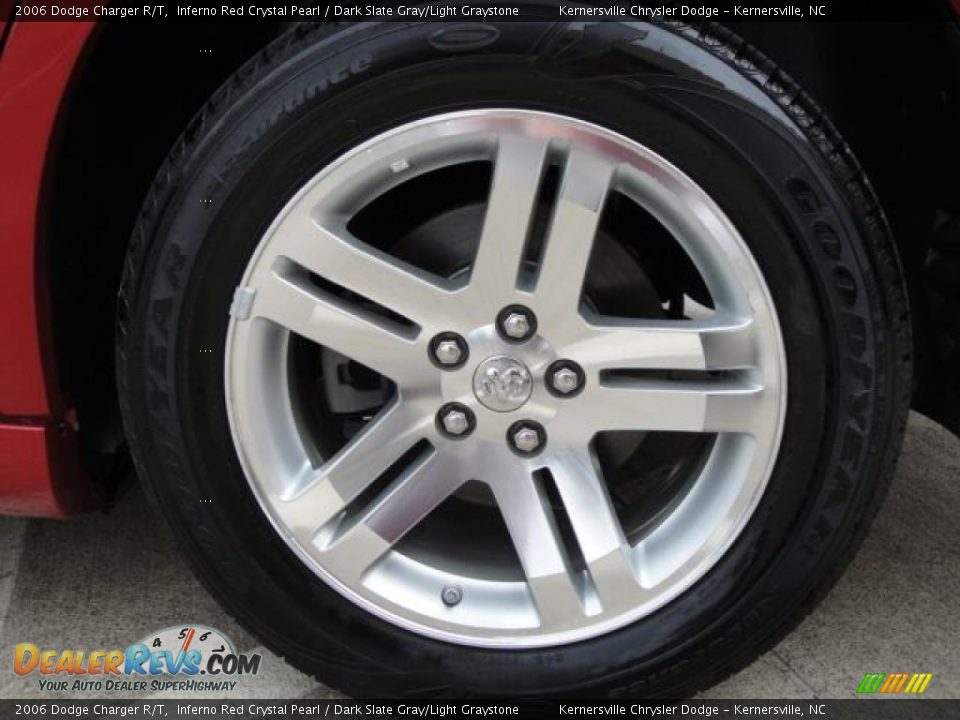 2006 Dodge Charger R/T Inferno Red Crystal Pearl / Dark Slate Gray/Light Graystone Photo #24