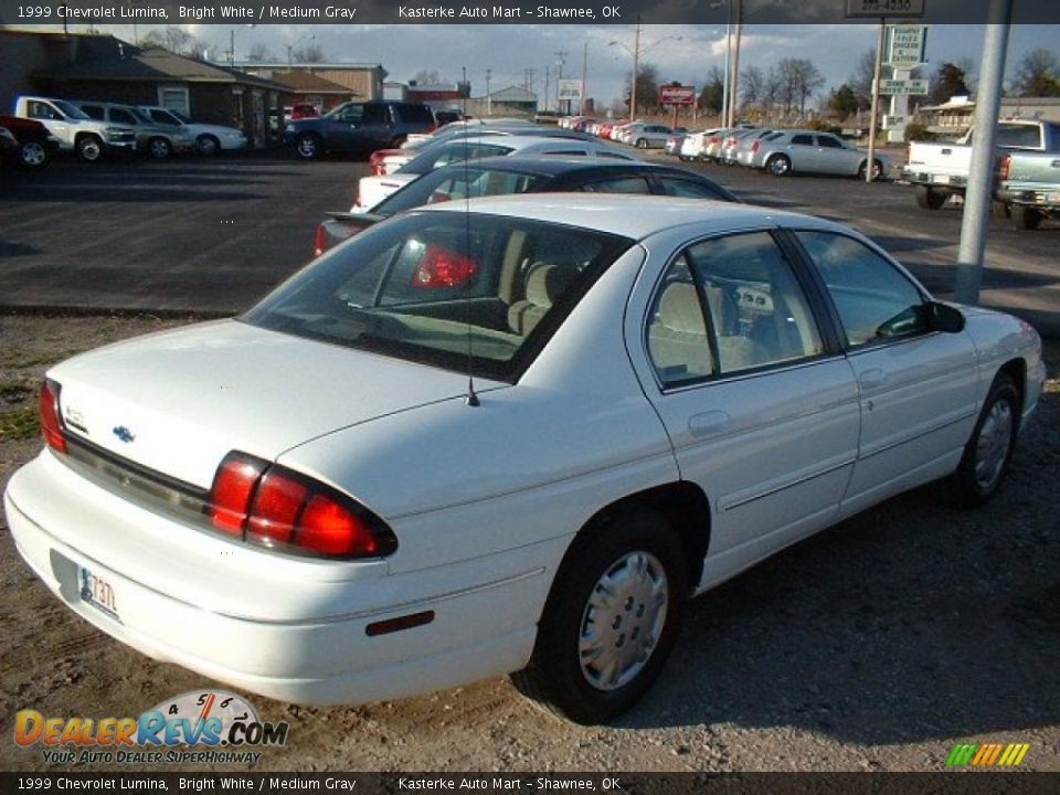 1999 Chevrolet Lumina Bright White / Medium Gray Photo #3