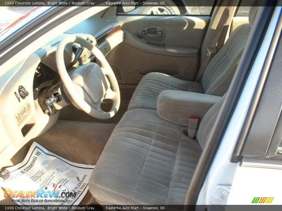 1999 Chevrolet Lumina Bright White / Medium Gray Photo #6