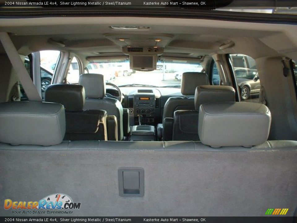 2004 Nissan Armada LE 4x4 Silver Lightning Metallic / Steel/Titanium Photo #11