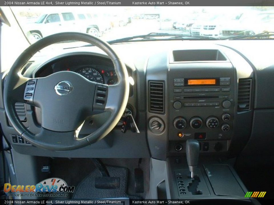 2004 Nissan Armada LE 4x4 Silver Lightning Metallic / Steel/Titanium Photo #13