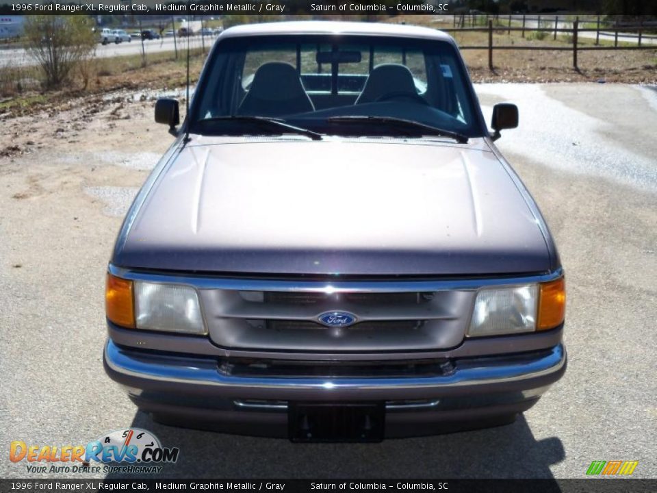 1996 Ford Ranger XL Regular Cab Medium Graphite Metallic / Gray Photo #2