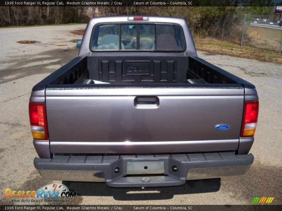 1996 Ford Ranger XL Regular Cab Medium Graphite Metallic / Gray Photo #6