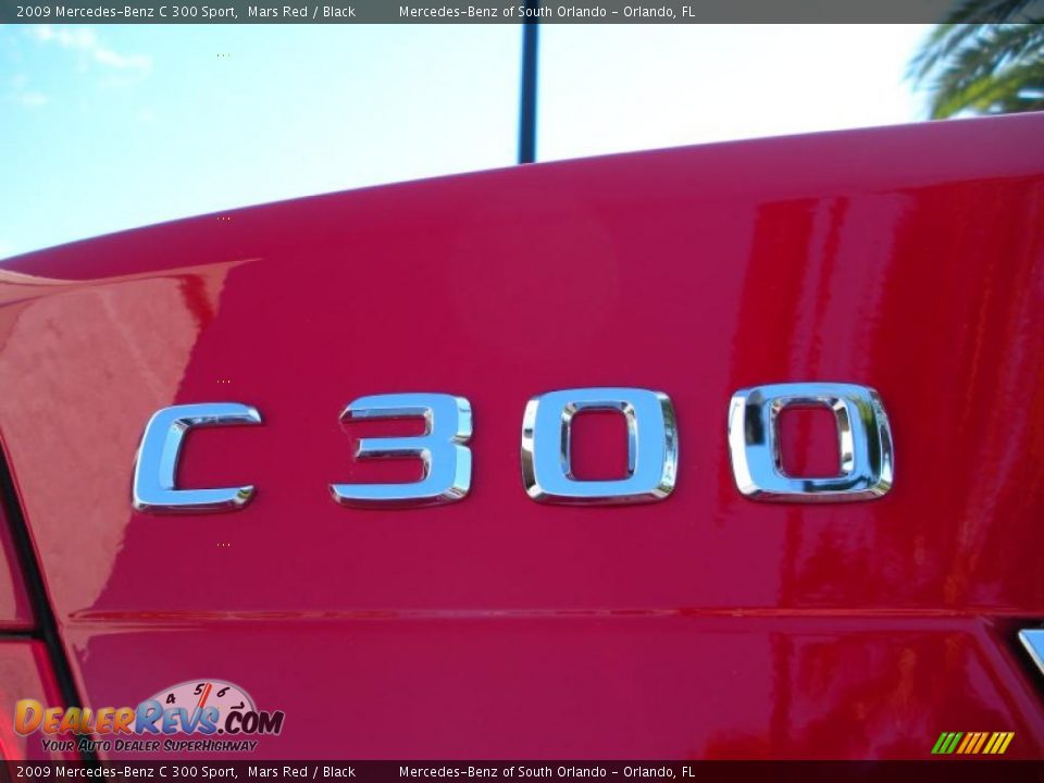 2009 Mercedes-Benz C 300 Sport Mars Red / Black Photo #8