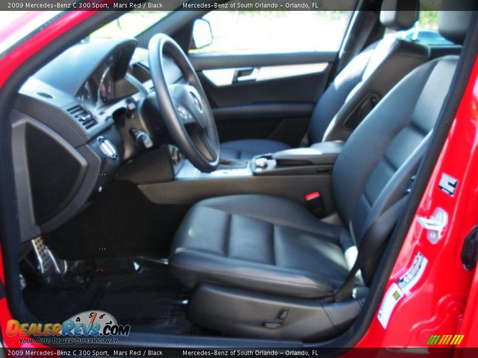 2009 Mercedes-Benz C 300 Sport Mars Red / Black Photo #10