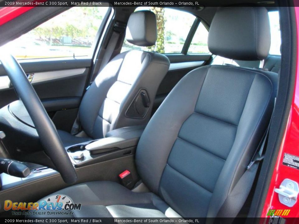 2009 Mercedes-Benz C 300 Sport Mars Red / Black Photo #11
