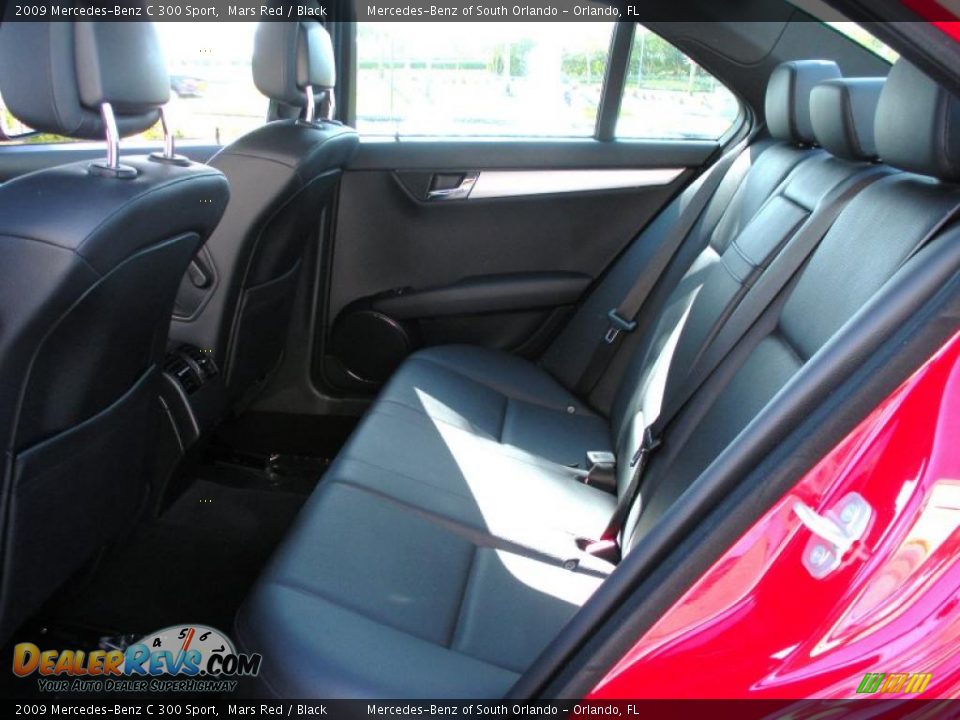 2009 Mercedes-Benz C 300 Sport Mars Red / Black Photo #12