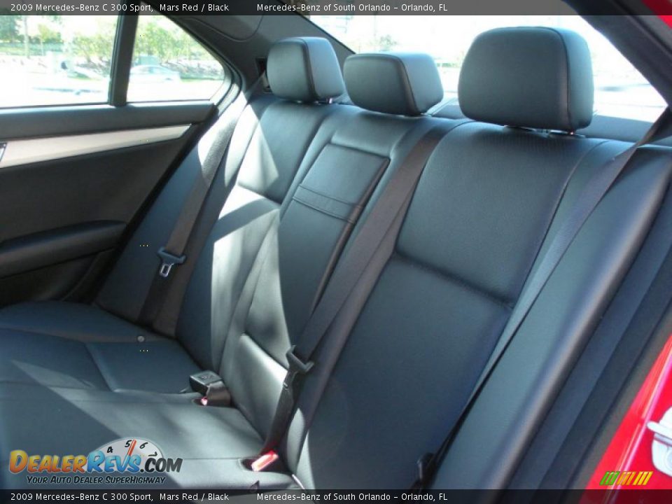 2009 Mercedes-Benz C 300 Sport Mars Red / Black Photo #13