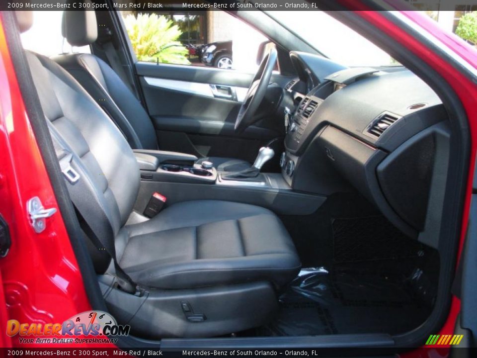 2009 Mercedes-Benz C 300 Sport Mars Red / Black Photo #14