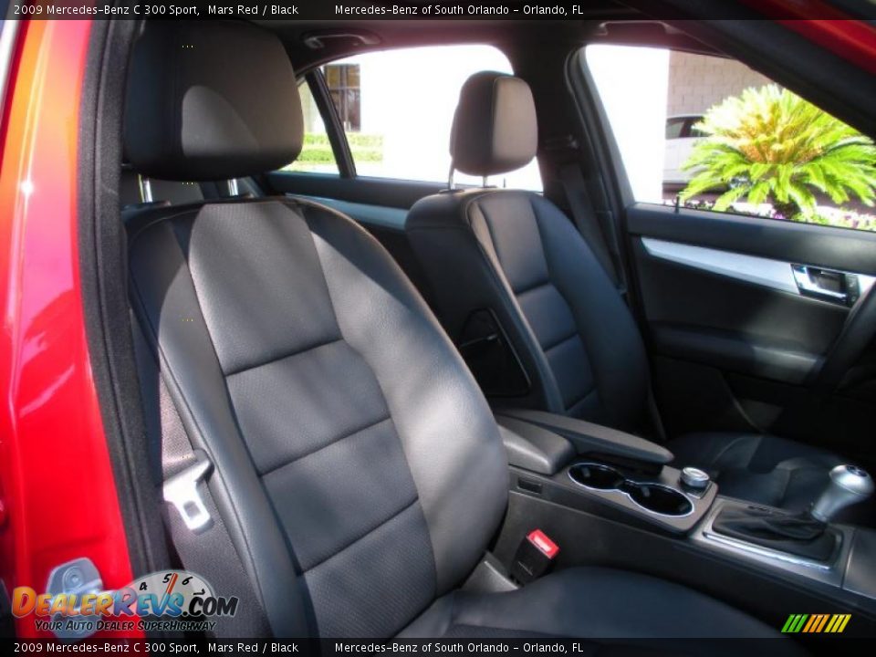 2009 Mercedes-Benz C 300 Sport Mars Red / Black Photo #15
