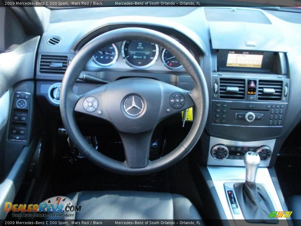 2009 Mercedes-Benz C 300 Sport Mars Red / Black Photo #17
